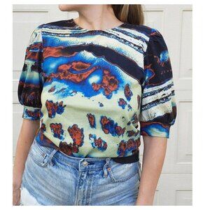 CHUFY Laia Sky Puff Sleeve Tee